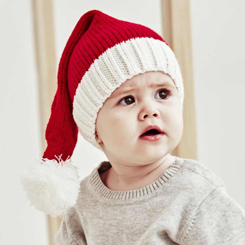 Christmas Hat Cute Pompom Adult Child