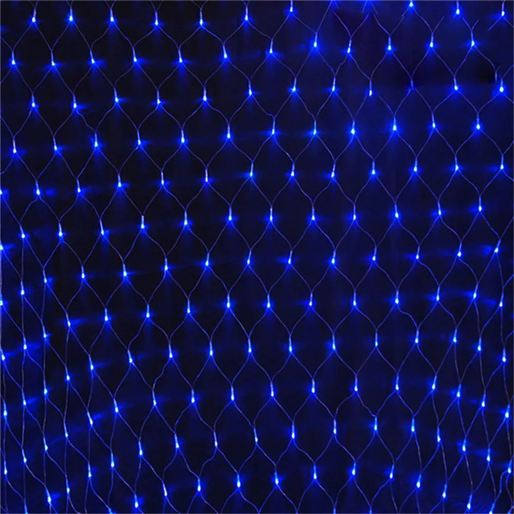 1.5x1.5M 3x2M 6x4M LED Net Mesh Fairy String Light