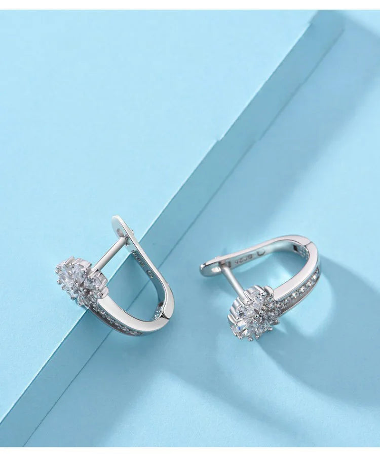 Fine Jewelry 925 Sterling Silver Earrings