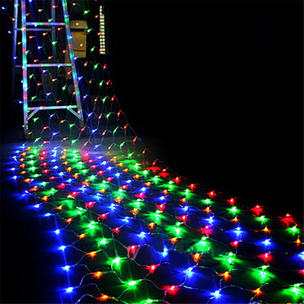 1.5x1.5M 3x2M 6x4M LED Net Mesh Fairy String Light