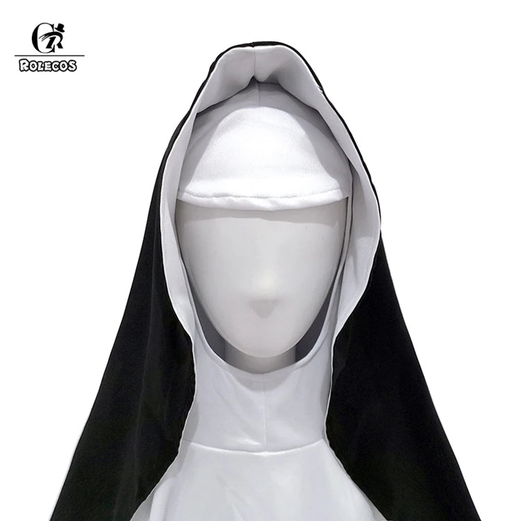 ROLECOS The Nun Cosplay Costume Horror