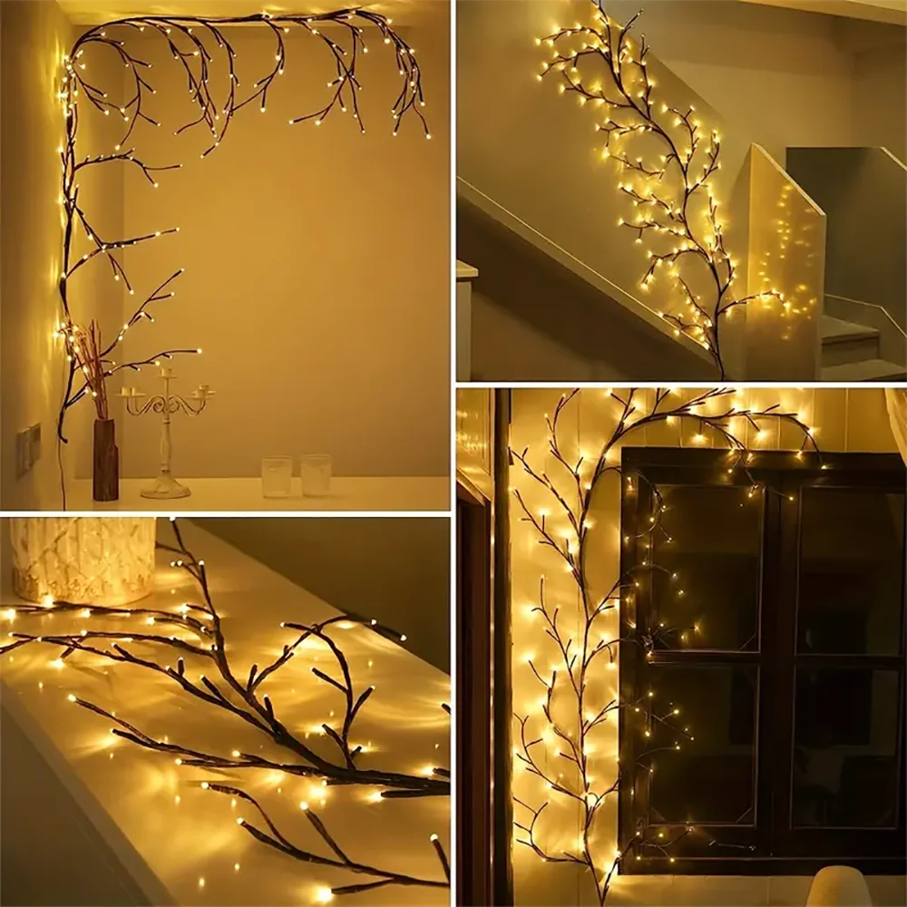 1PCS 96Leds Outdoor USB Tree and Vine Light 8 Mode