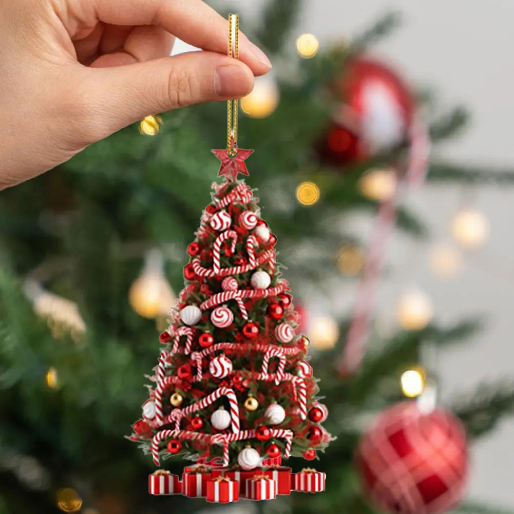 Christmas Tree Pendant Gifts Decor Ornaments Xmas