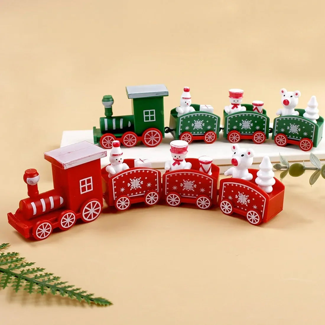 2024 Merry Christmas Plastic Train Ornament