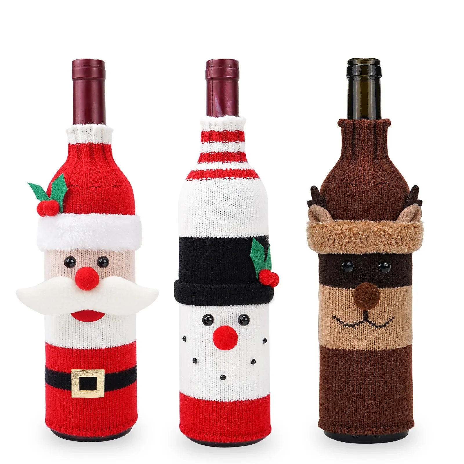 Christmas Decorations Wine Bottle Cover Noel