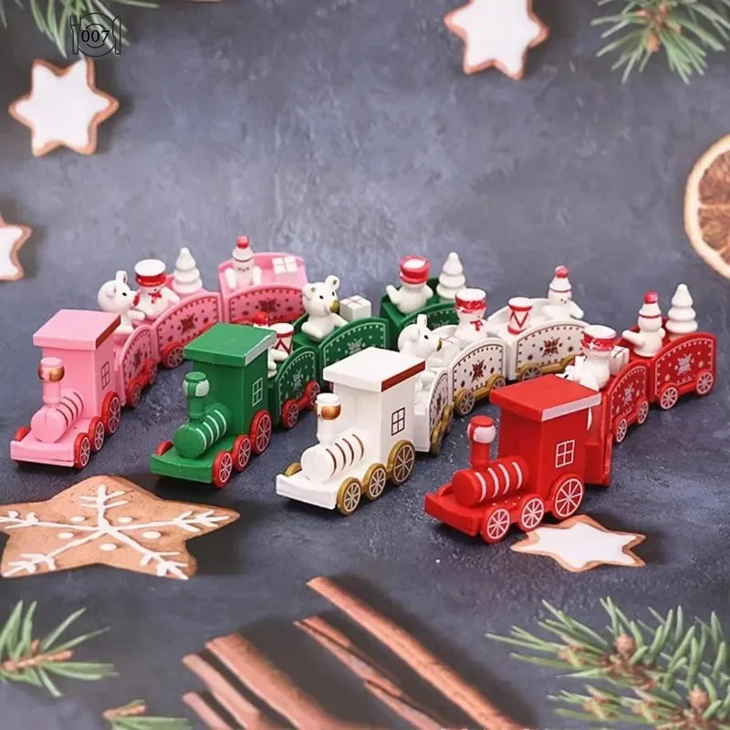 2024 Merry Christmas Plastic Train Ornament