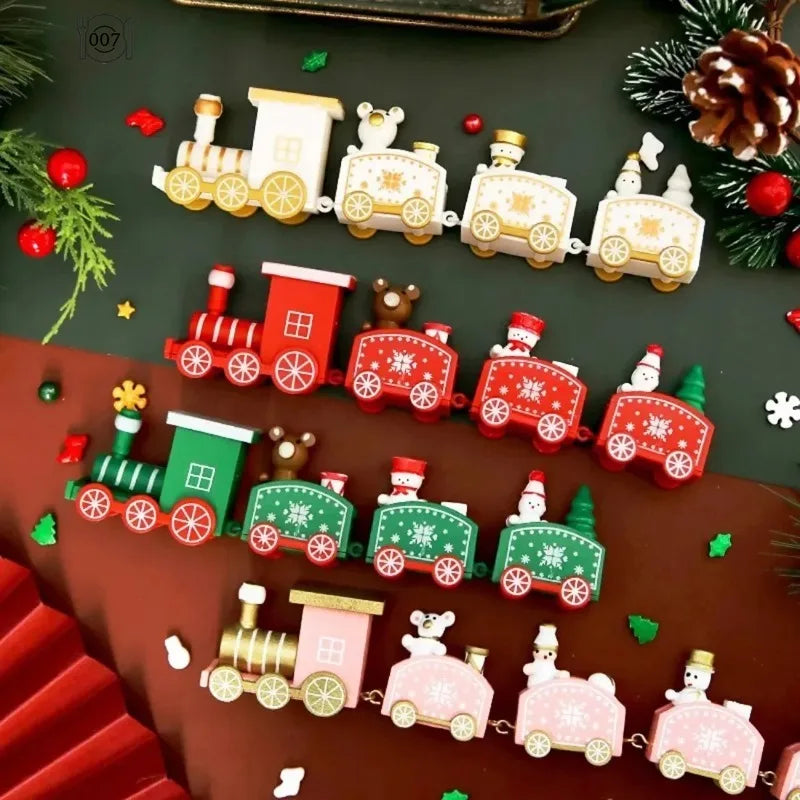 2024 Merry Christmas Plastic Train Ornament