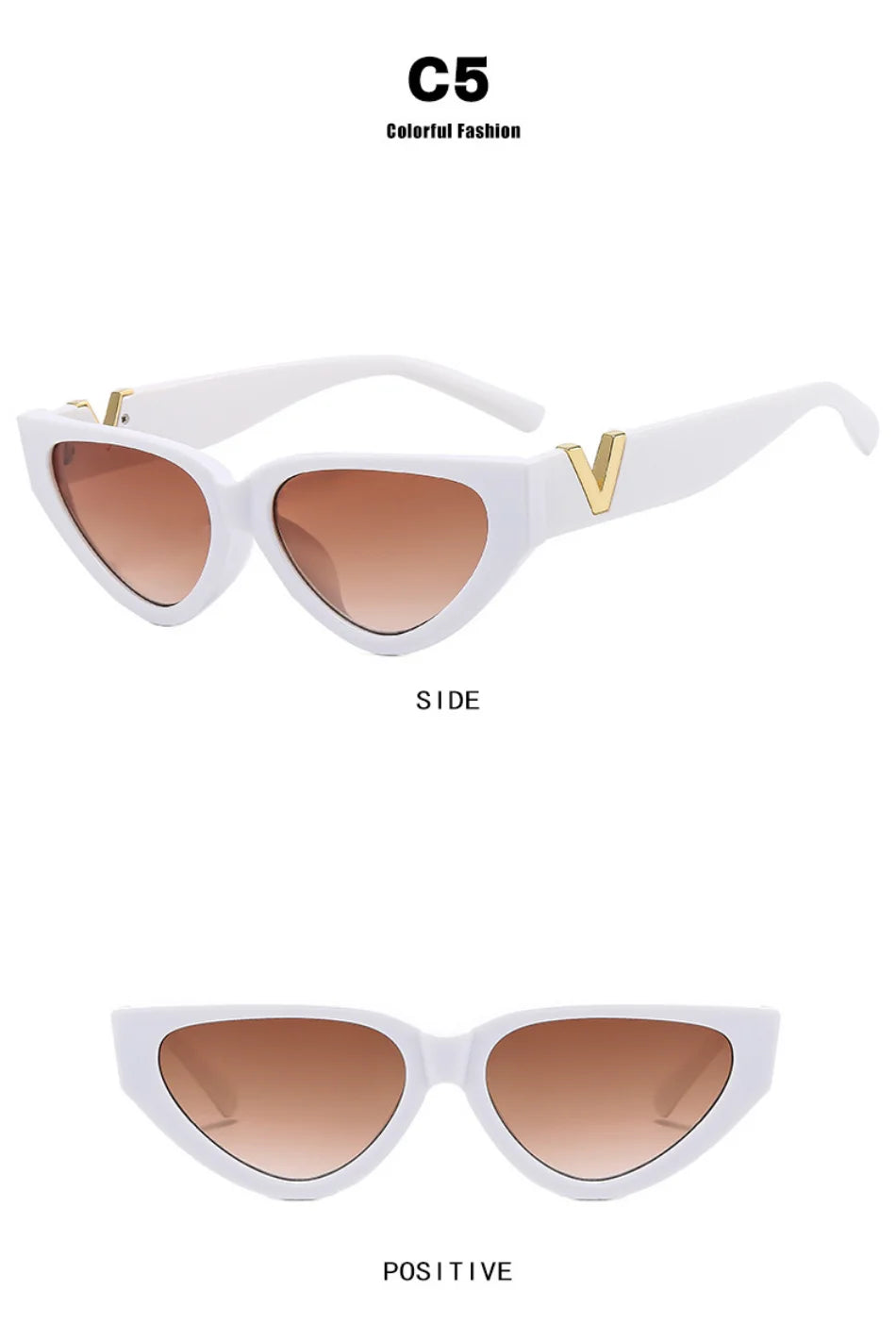 Luxury Vintage Cat Eyt Sunglasses