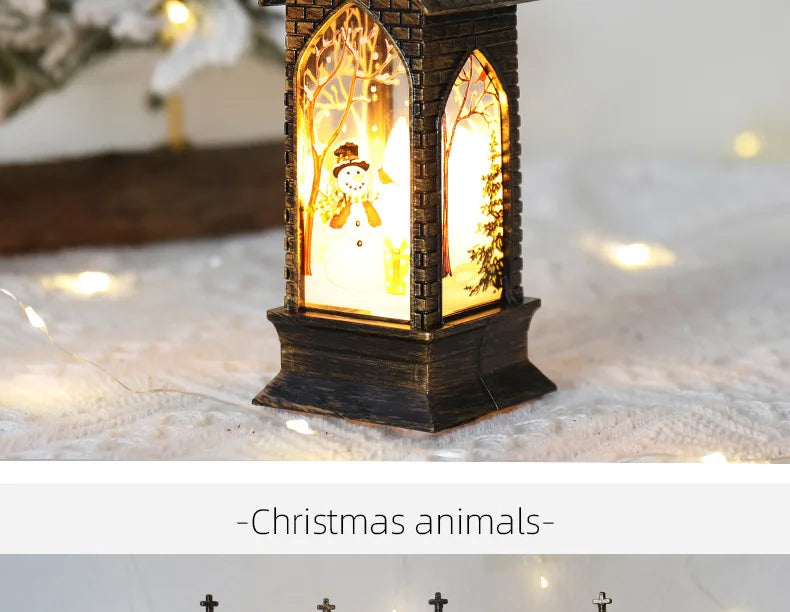 Christmas Light Santa Claus Snowman Fairy Light