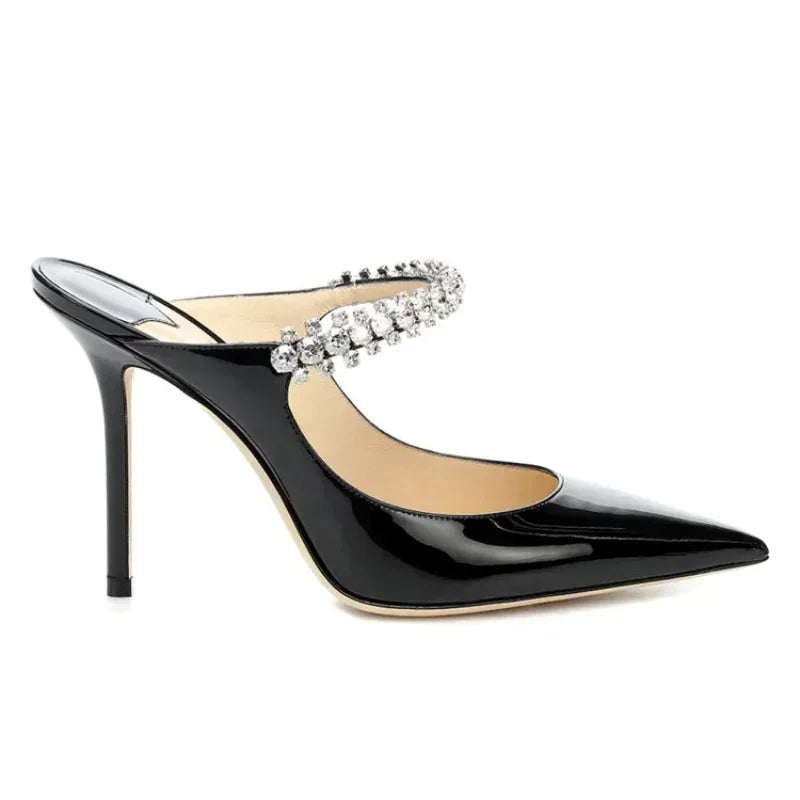 Shoe Pumps Patent Leather 7CM Thin High Heels