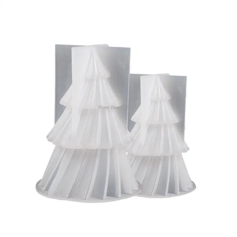 3D Christmas Tree Candle Silicone