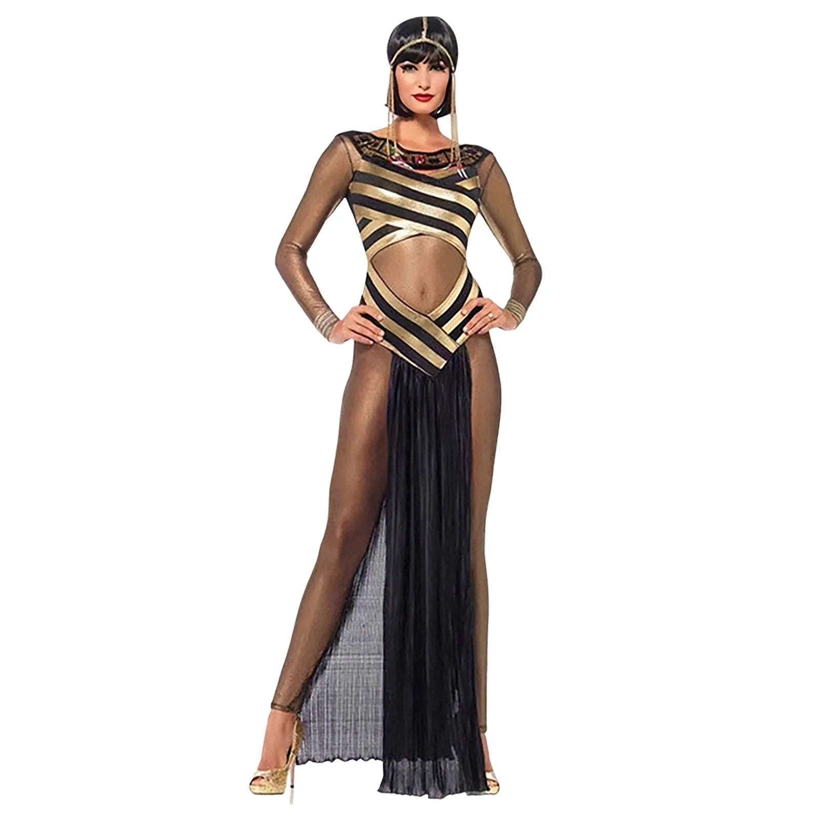 Medieval Egypt Queen Cleopatra Cosplay Costume Halloween