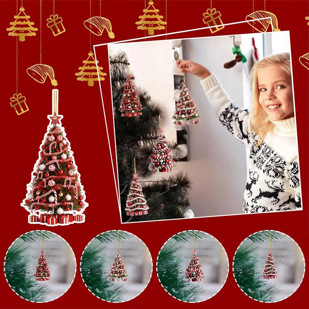 Christmas Tree Pendant Gifts Decor Ornaments Xmas