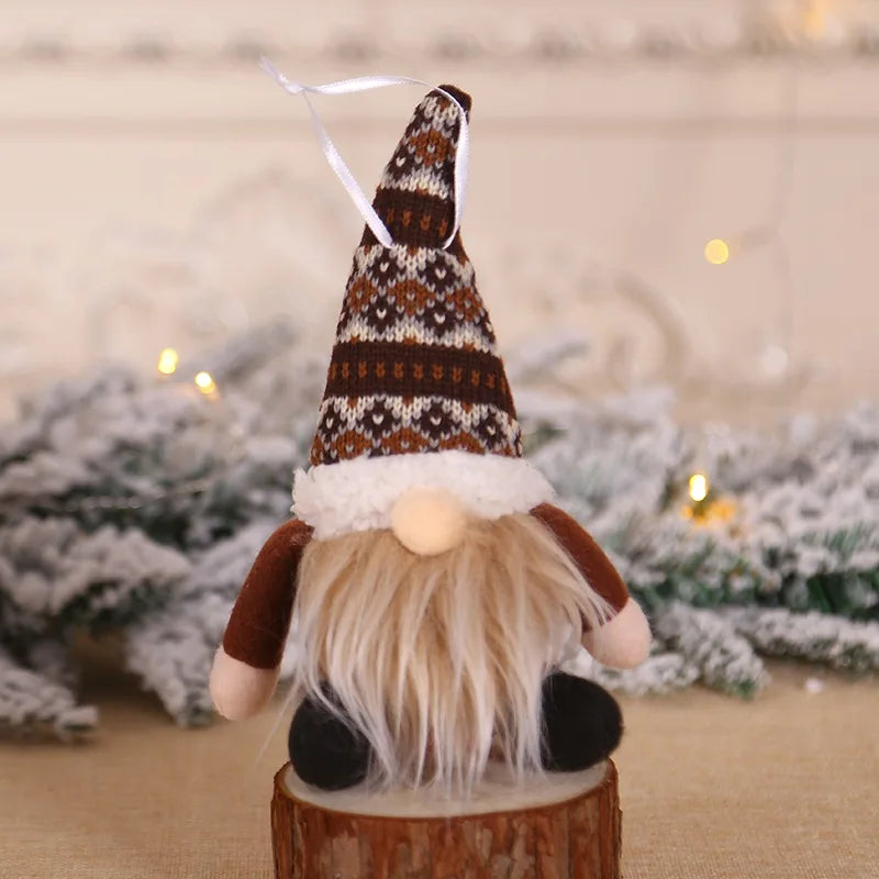 Christmas Gnomes Doll Knitted Plush Dwarf Elf