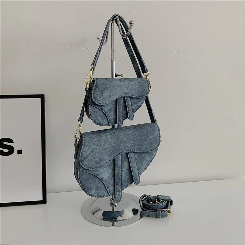 Fashion Small Mini Saddle Crossbody Bags