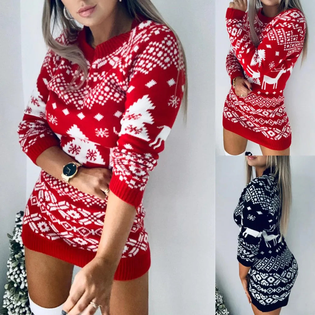 Knitted Women'S Sweater Dress