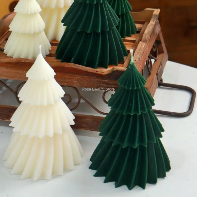 3D Christmas Tree Candle Silicone