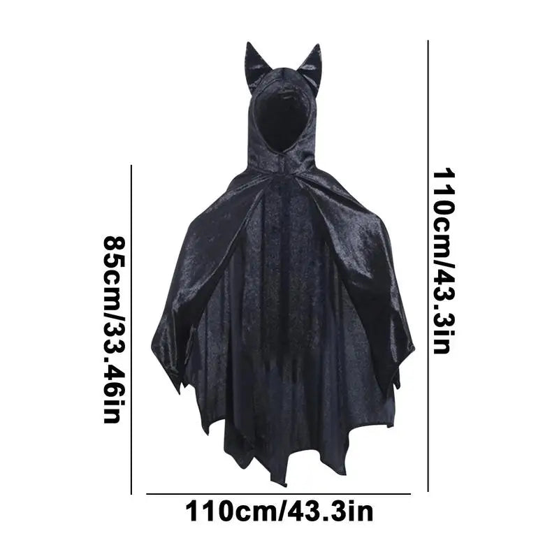 Kids Bat Cape Exquisite For Halloween