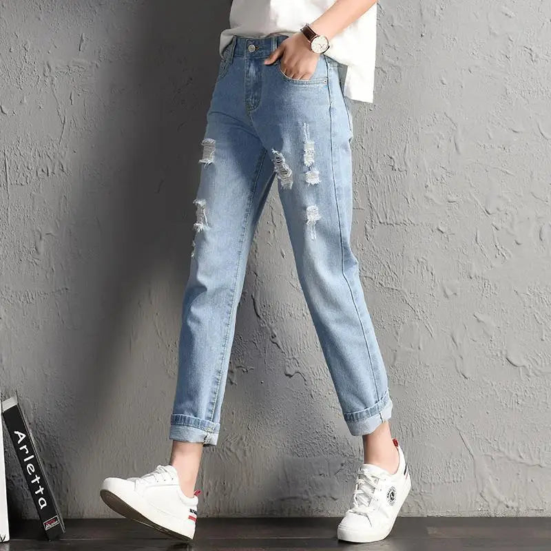 jeans Clothing Mid Waist Boyfriend