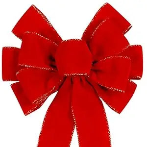 Red Christmas Bows Outdoor Decorations Large Christmas