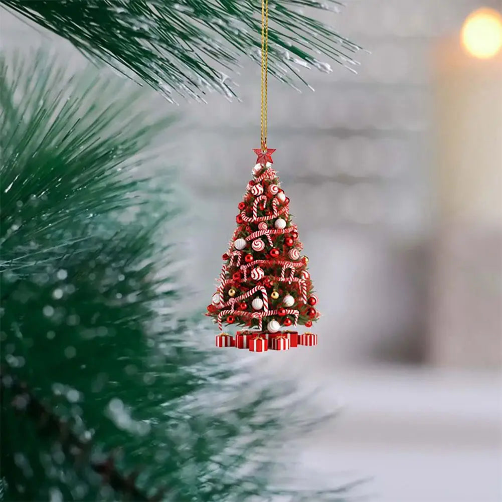 Christmas Tree Pendant Gifts Decor Ornaments Xmas