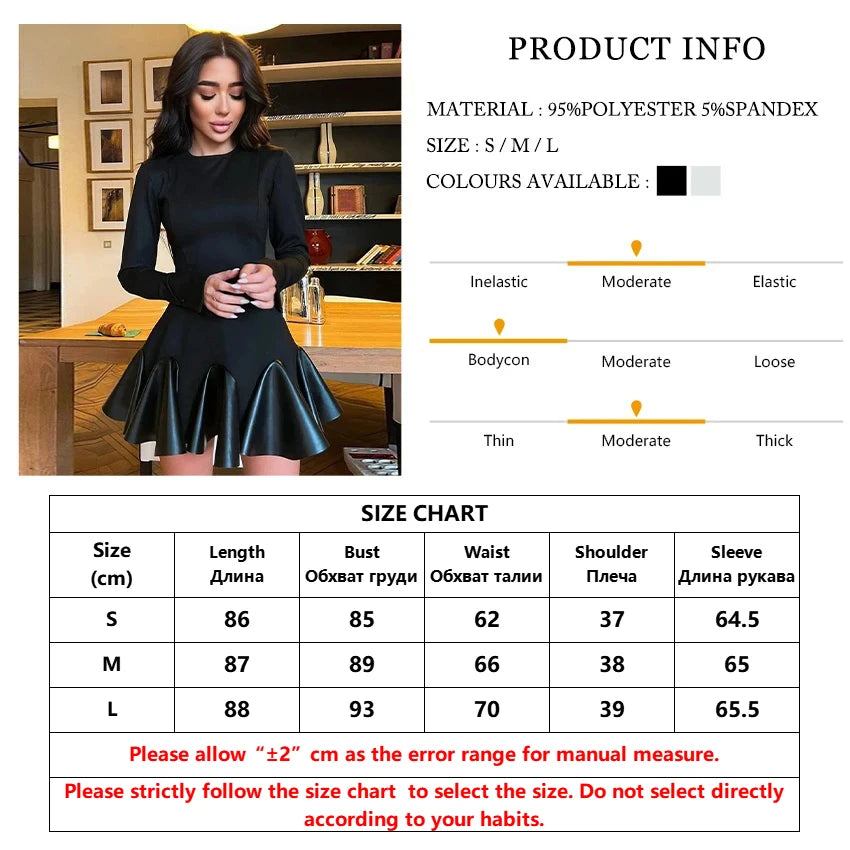 Bodycon Black Knitted Women Dress