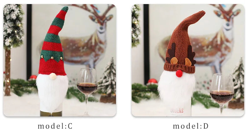 Christmas Wine Bottle Cover