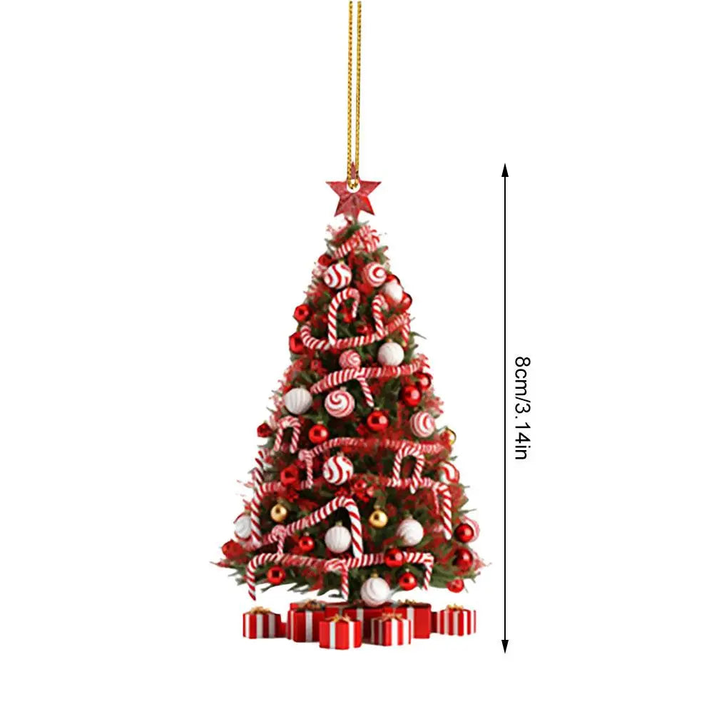 Christmas Tree Pendant Gifts Decor Ornaments Xmas