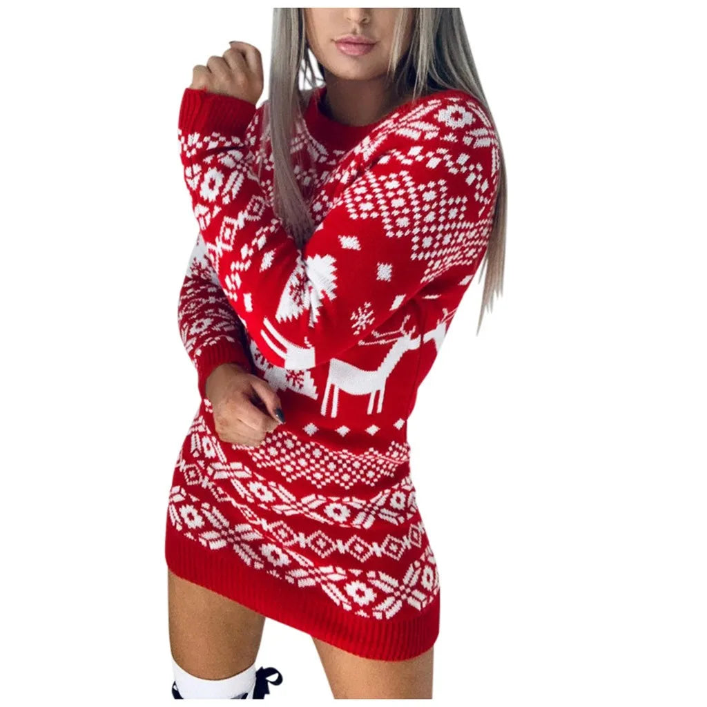 Knitted Women'S Sweater Dress