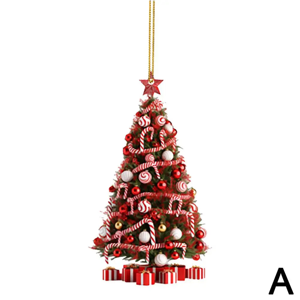 Christmas Tree Pendant Gifts Decor Ornaments Xmas