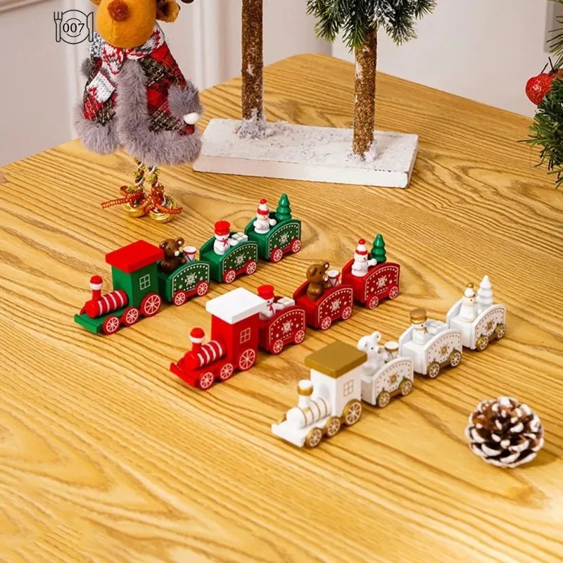 2024 Merry Christmas Plastic Train Ornament