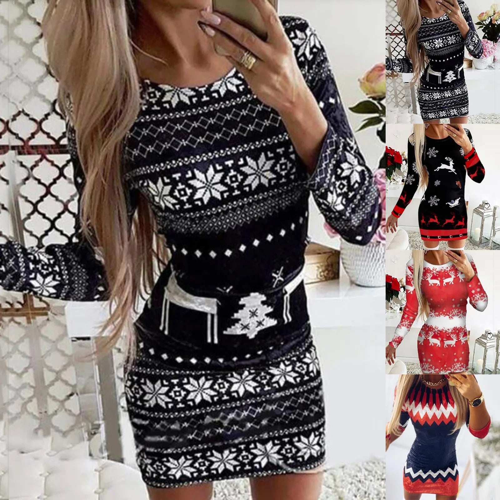 Ladies Fashion Christmas Dresses