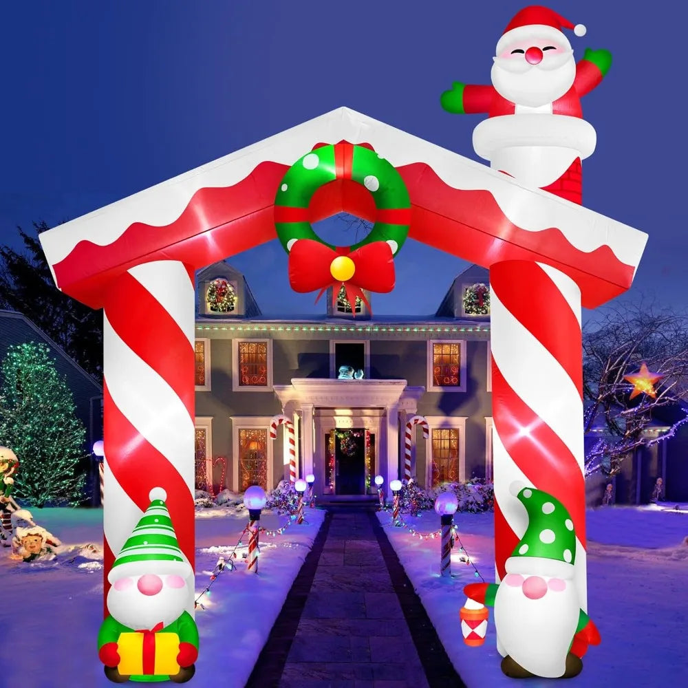 10 FT Giant Christmas Inflation Archway Outdoor Decoration