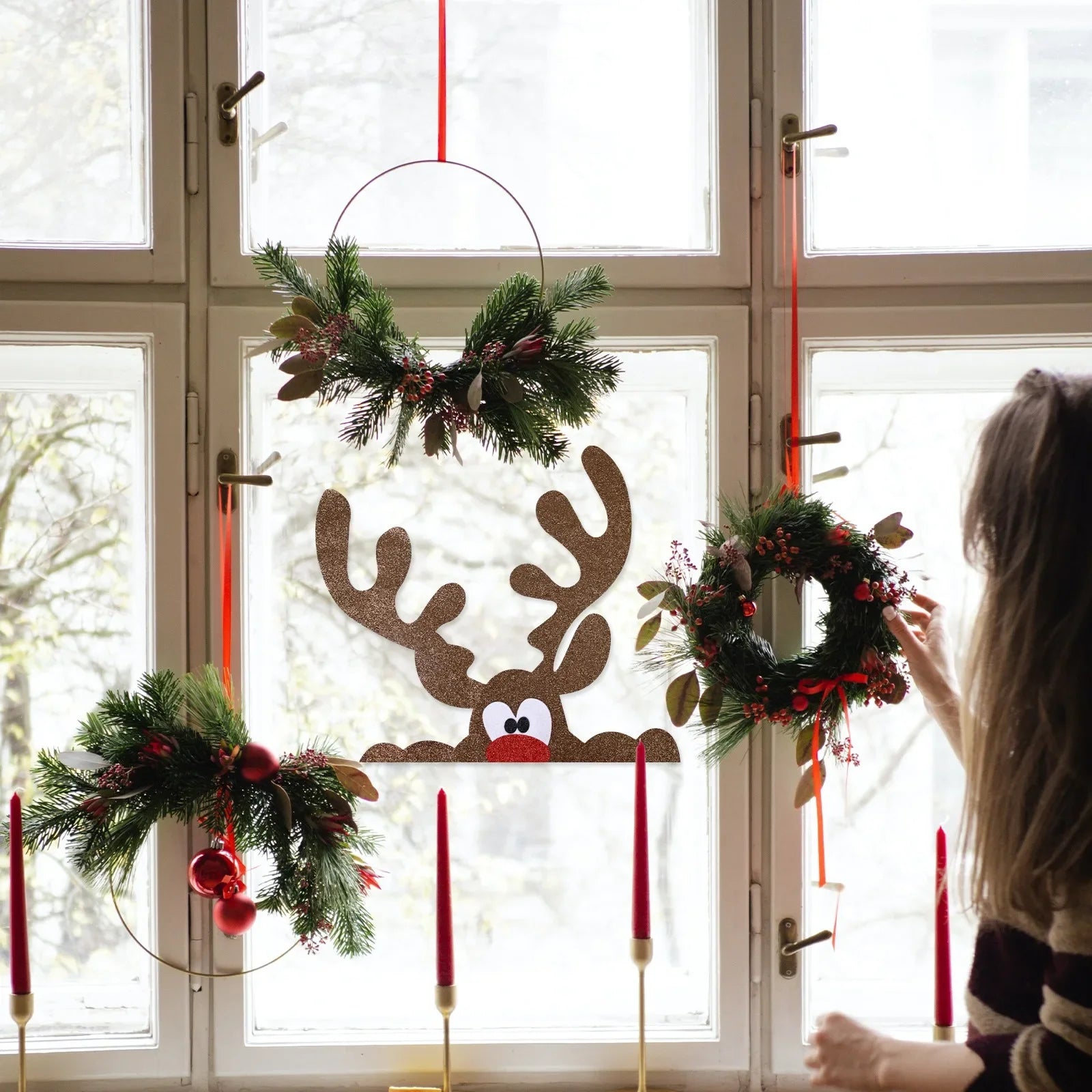 Christmas Door Window Stickers