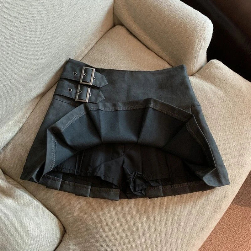 Leather Mini Skirt Women all size