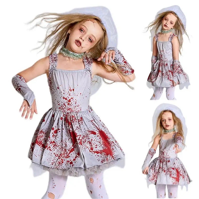 Bloody Halloween Dress Girls