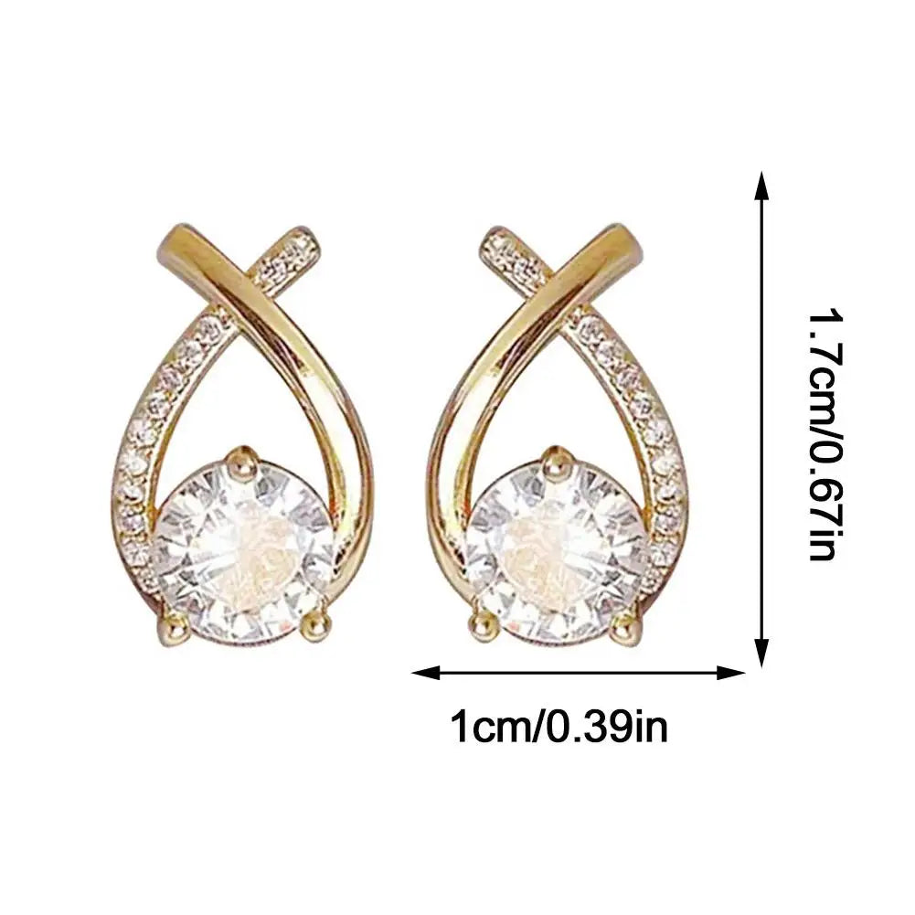 Fashion Cross Stud Earrings