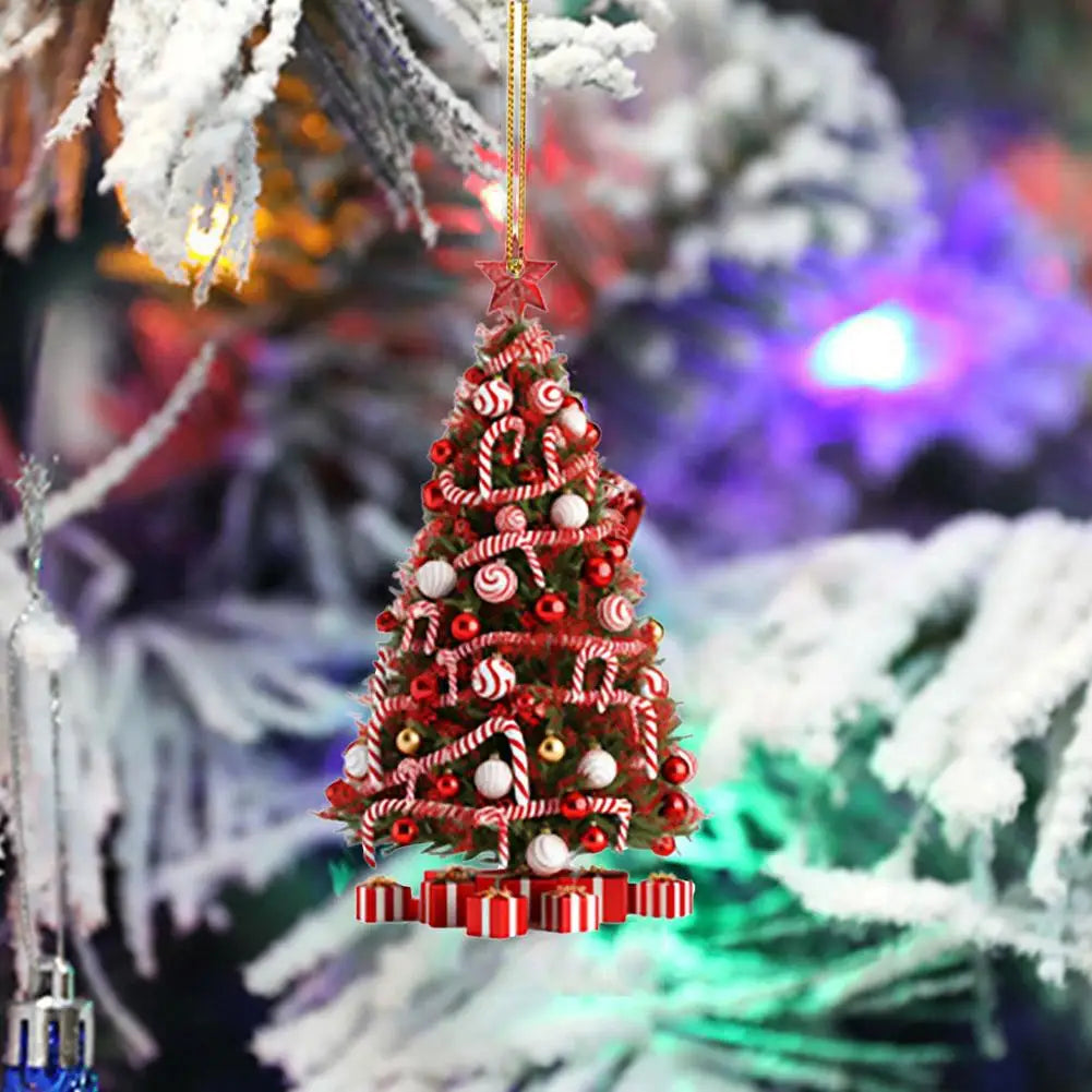 Christmas Tree Pendant Gifts Decor Ornaments Xmas