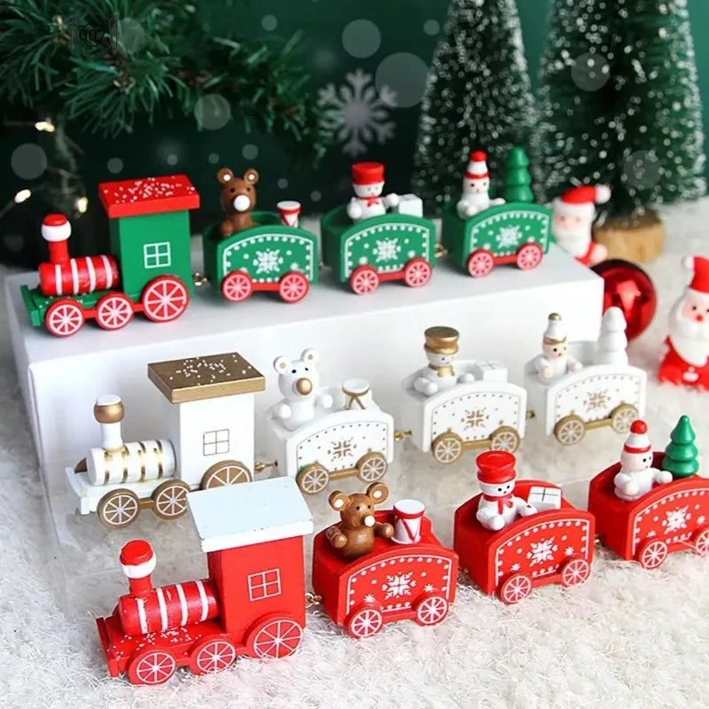 2024 Merry Christmas Plastic Train Ornament