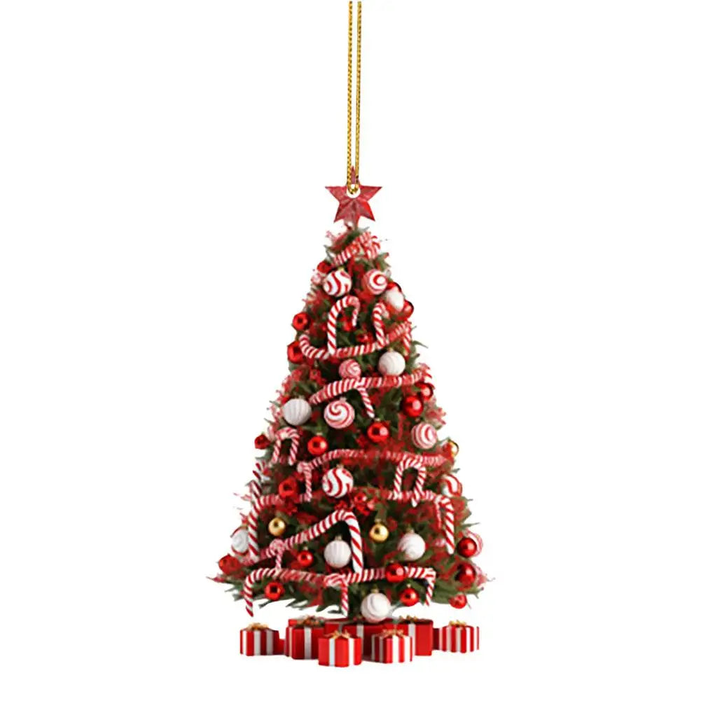 Christmas Tree Pendant Gifts Decor Ornaments Xmas