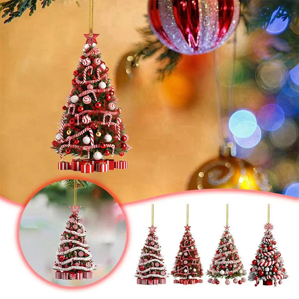 Christmas Tree Pendant Gifts Decor Ornaments Xmas