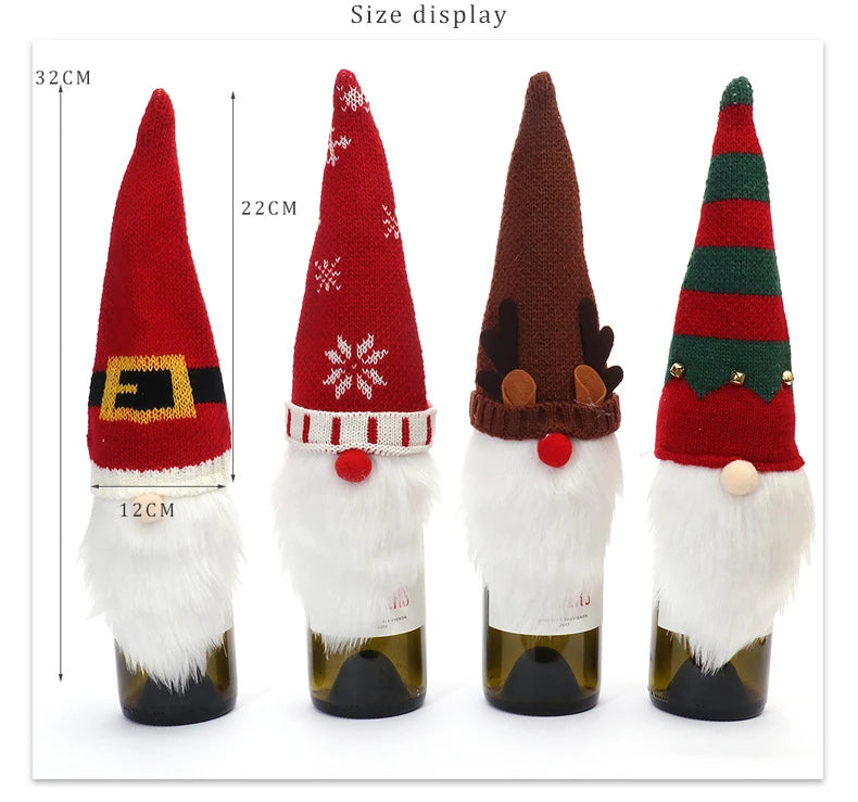 Christmas Wine Bottle Cover