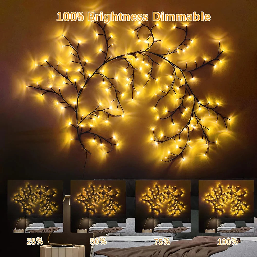 1PCS 96Leds Outdoor USB Tree and Vine Light 8 Mode