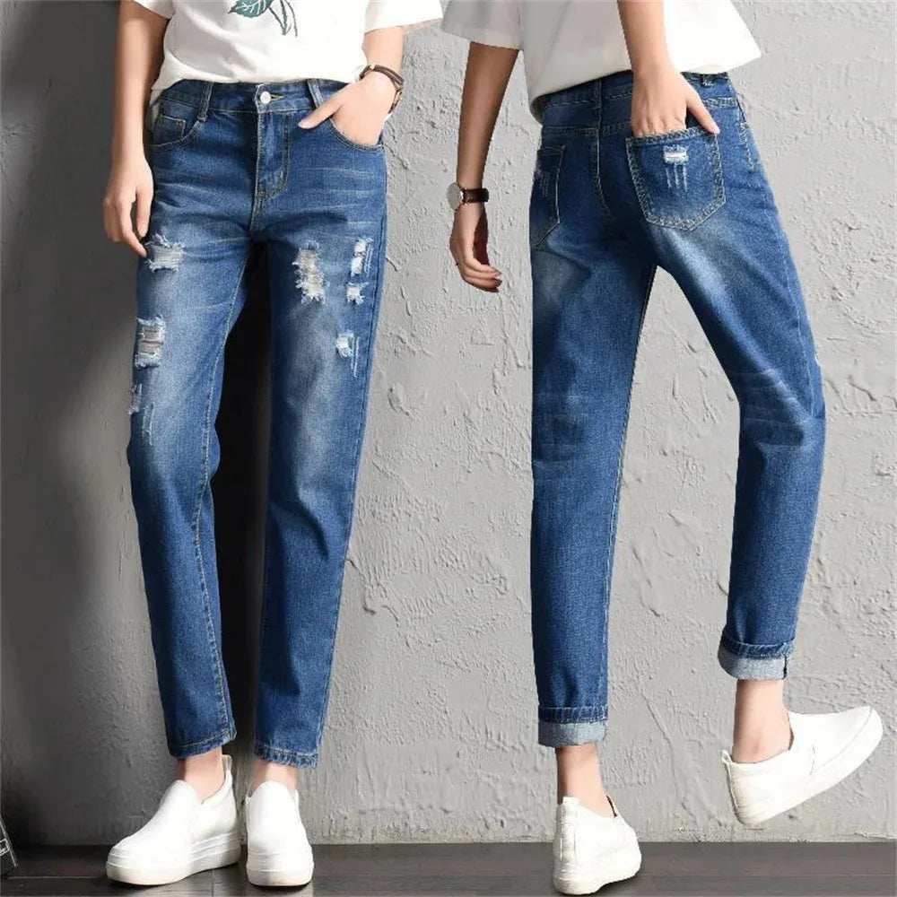 jeans Clothing Mid Waist Boyfriend