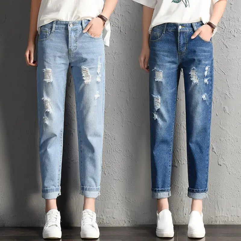 jeans Clothing Mid Waist Boyfriend