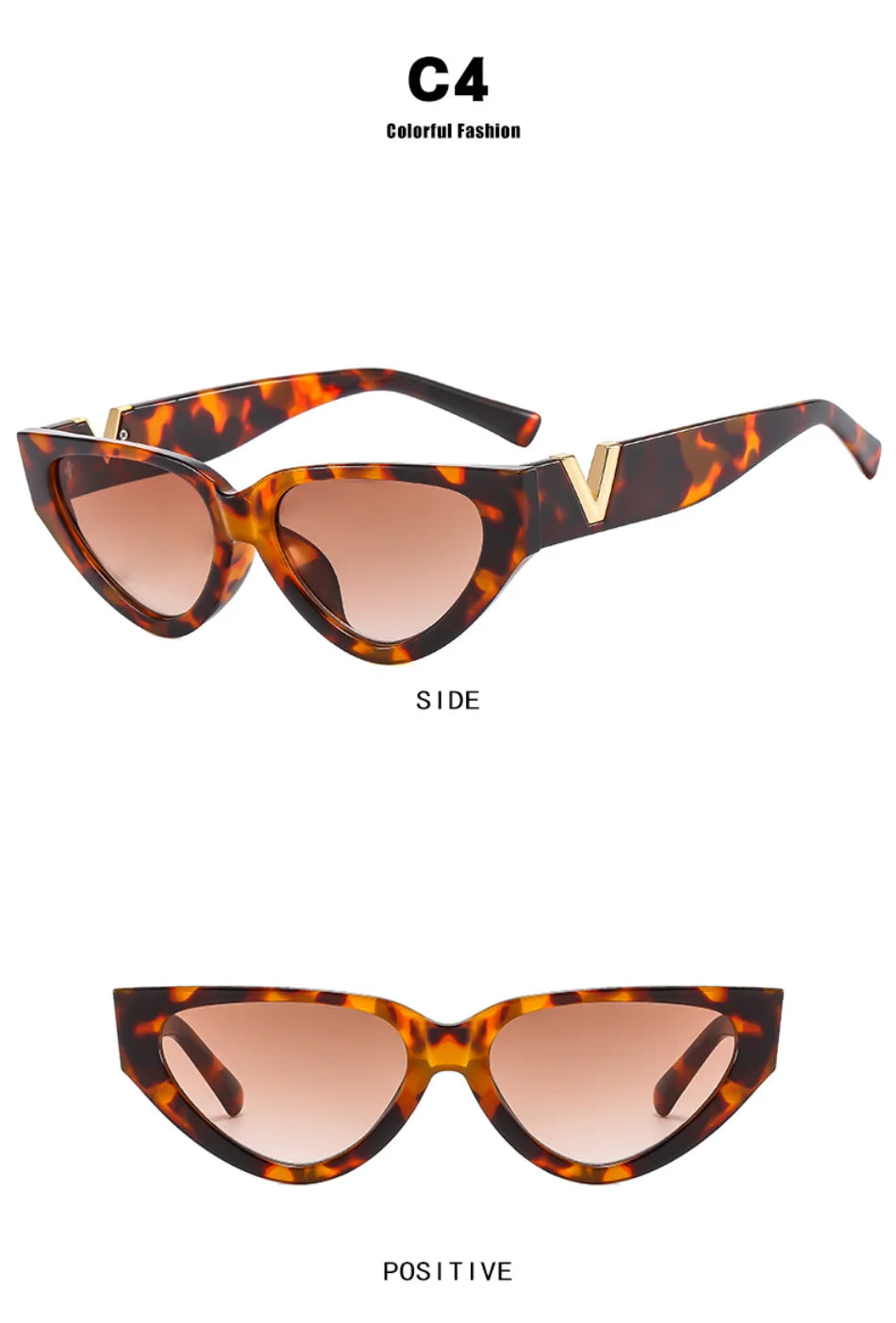 Luxury Vintage Cat Eyt Sunglasses