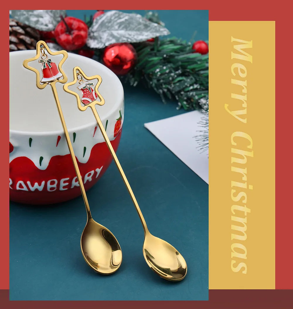 Christmas Stainless SpoonsFork