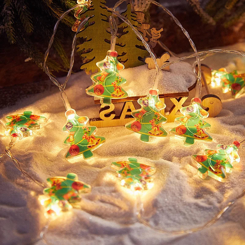 Christmas Tree LED String Light 1.5M 10LED Xmas