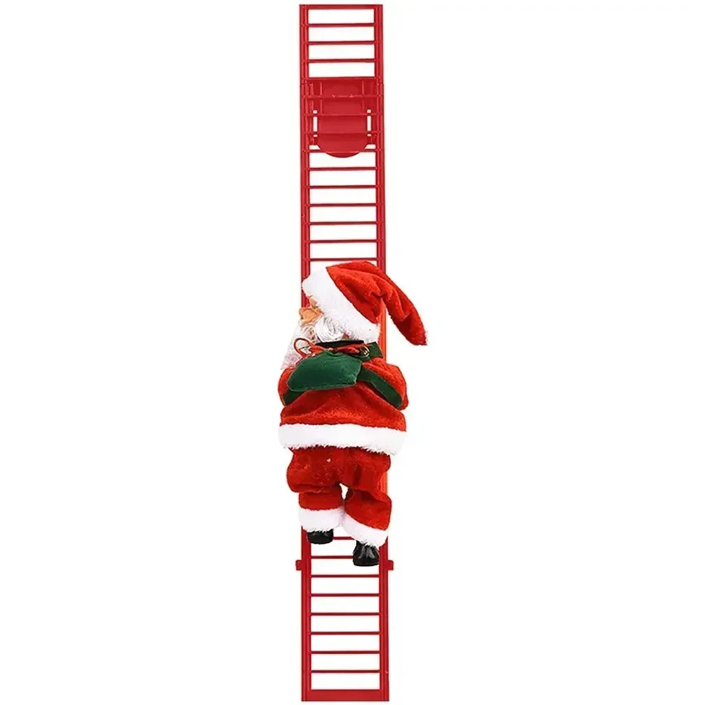 Electric Music Climbing Ladder Santa, Music Doll