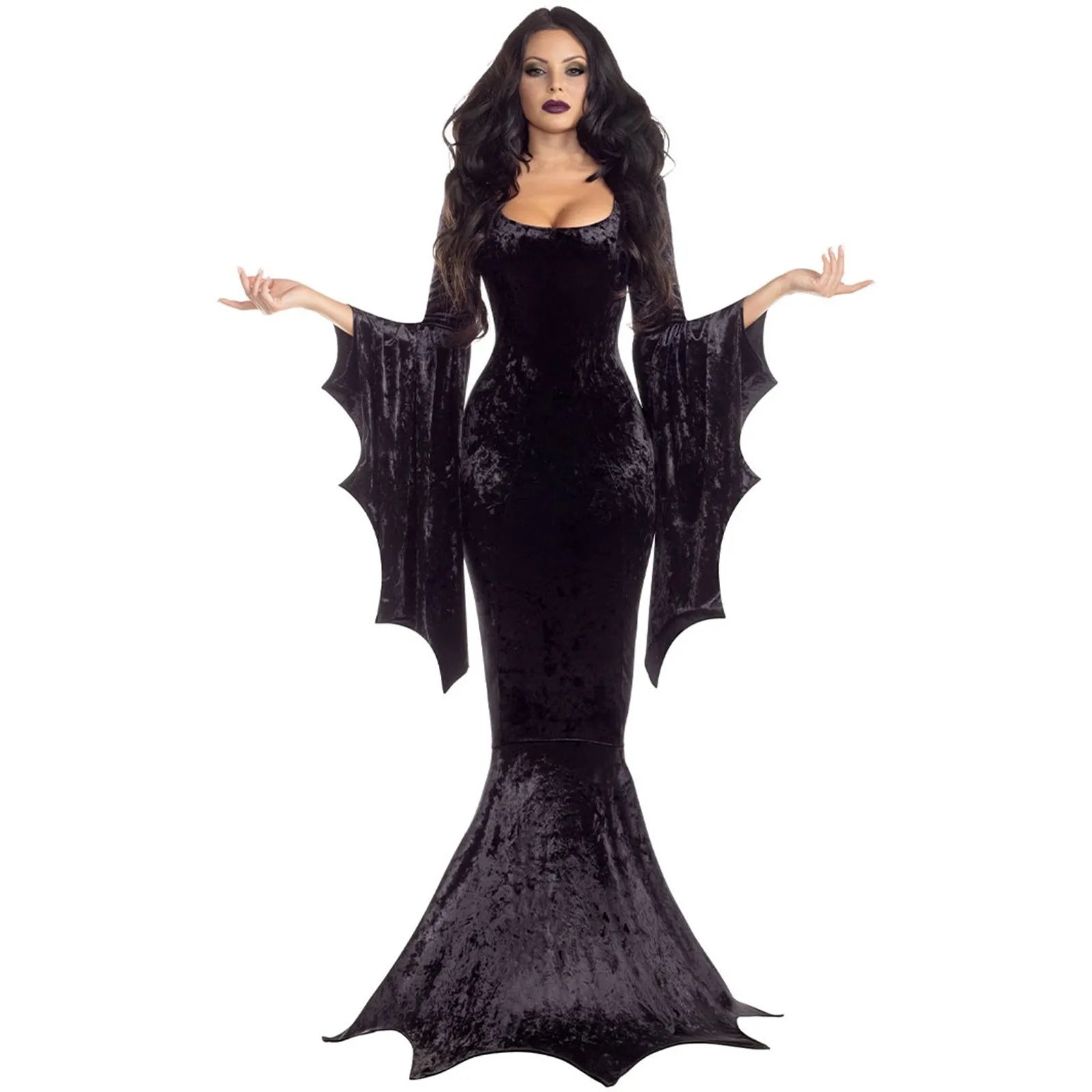 Halloween Bat Witch Ghost Bride Costume